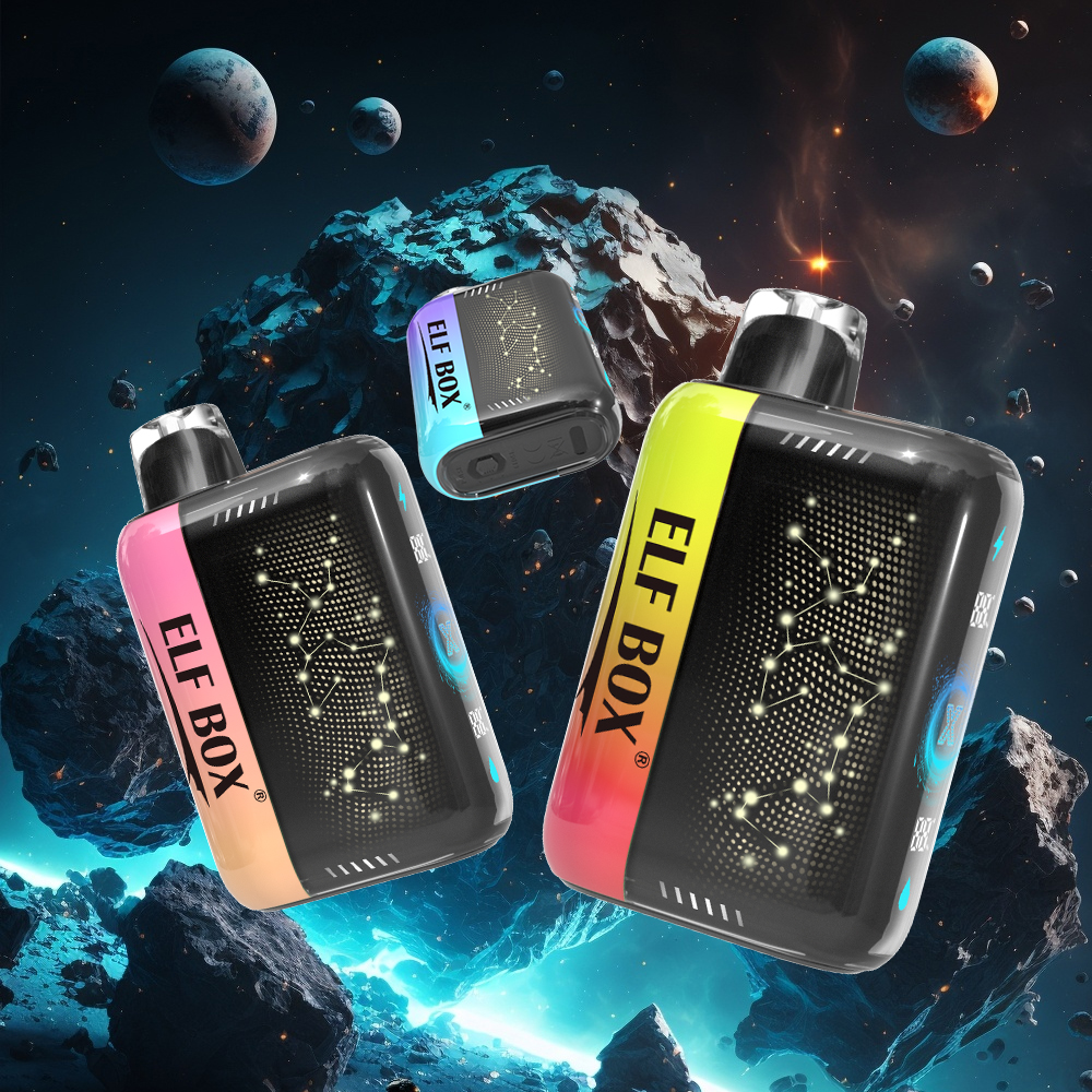 vape-pod.cn ELF BOX PULSE X 25k (25000) Puffs 3D Curved Screen 18ml E-liquid Beautiful Disposable Vape