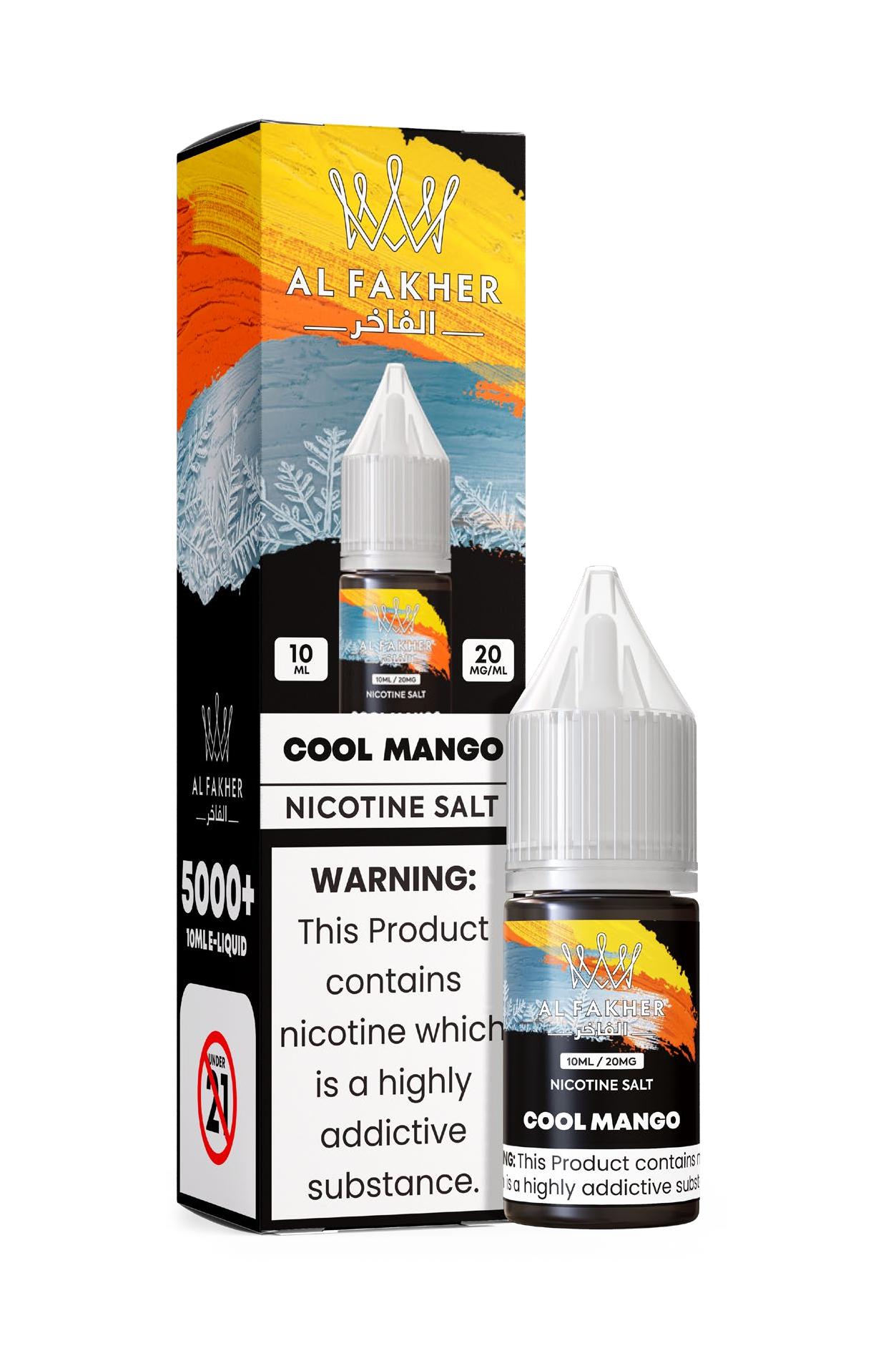 vape-pod.cn Cool Mango 20MG Strengths 10ML 5000+ Nic Salt E-LIQUIDS by Al Fakher